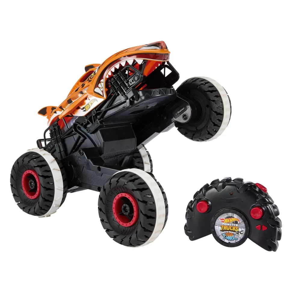 Hot Wheels Monster Trucks Radio Control Tiger Shark* Vehículos Y Radio Control