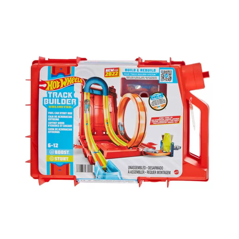 Hot Wheels Track Builder Caja De Acrobacias Pista Coches De Juguete 6 Anos* Vehículos Y Radio Control