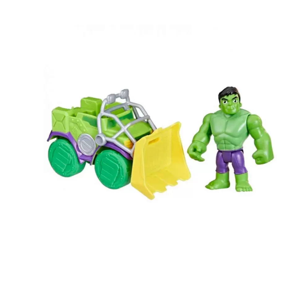 Spiderman Hulk Y Camion Demoledor- Spidey Y Su Superequipo* Figuras Y Minimundos