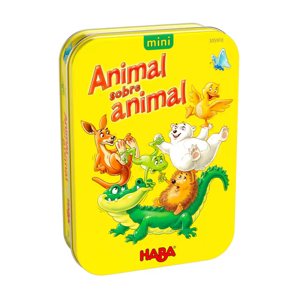 Haba Juego Animal Sobre Animal Version Mini* Puzzles Y Educativos