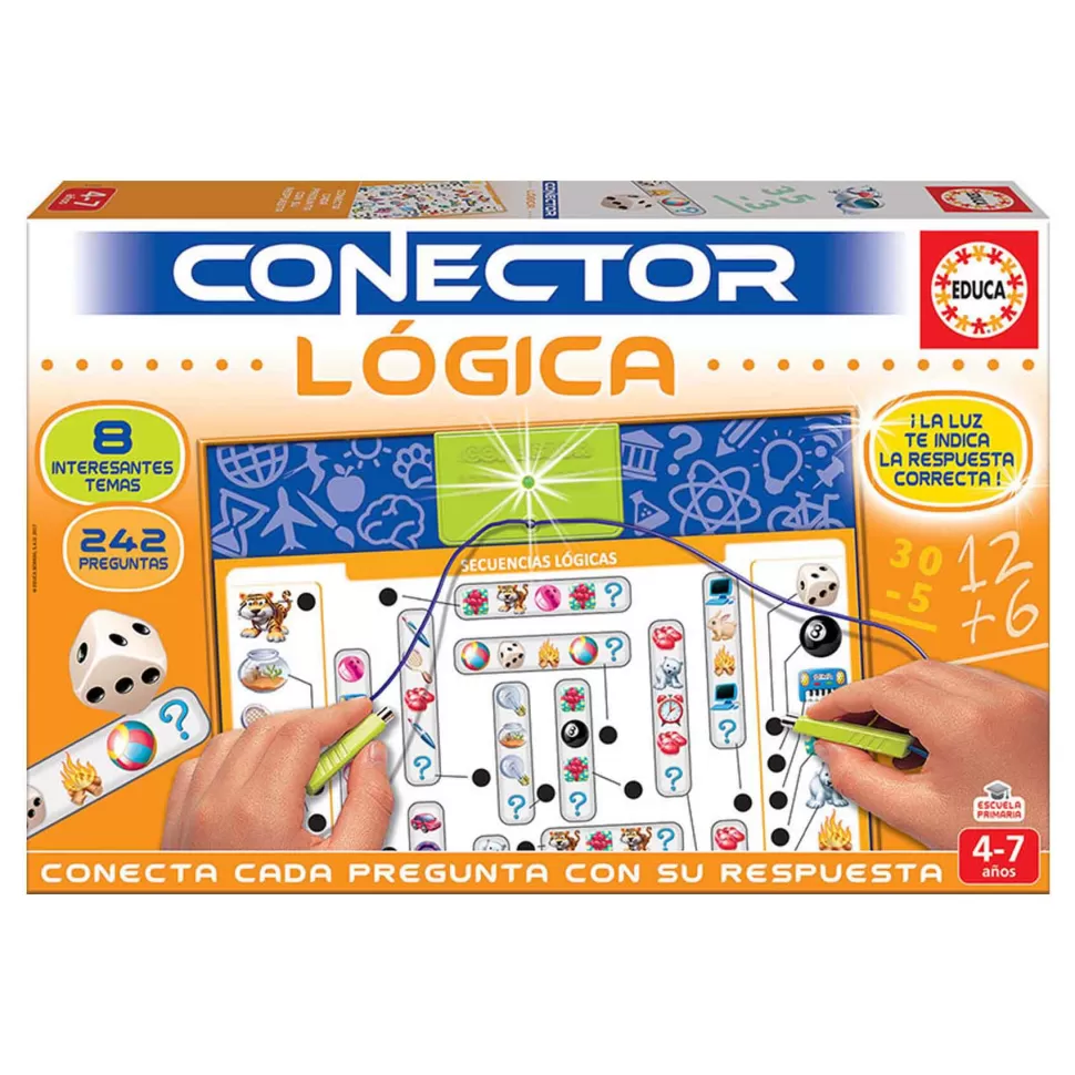 Educa Borras Juego Conector Logica* Puzzles Y Educativos