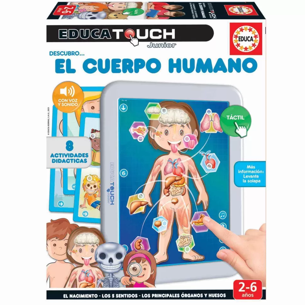 Educa Borras Juego Cuerpo Humano Educa Touch* Juegos De Mesa