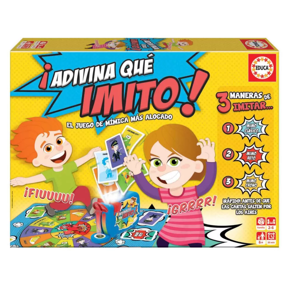 Educa Borras Juegos De Mesa^Juego De Imitación ¡Adivina Que Imito!