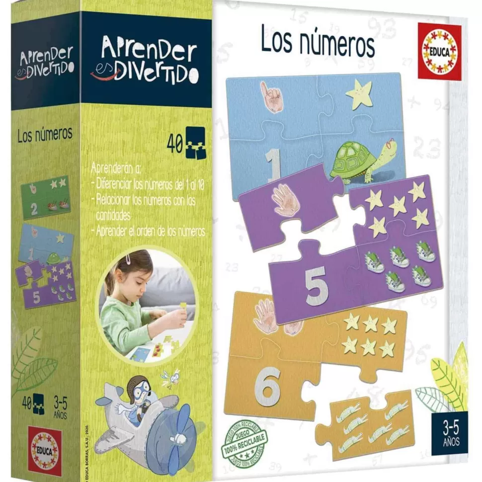 Educa Borras Juego Educativo Los Numeros | Jugar Es Divertido* Puzzles Y Educativos