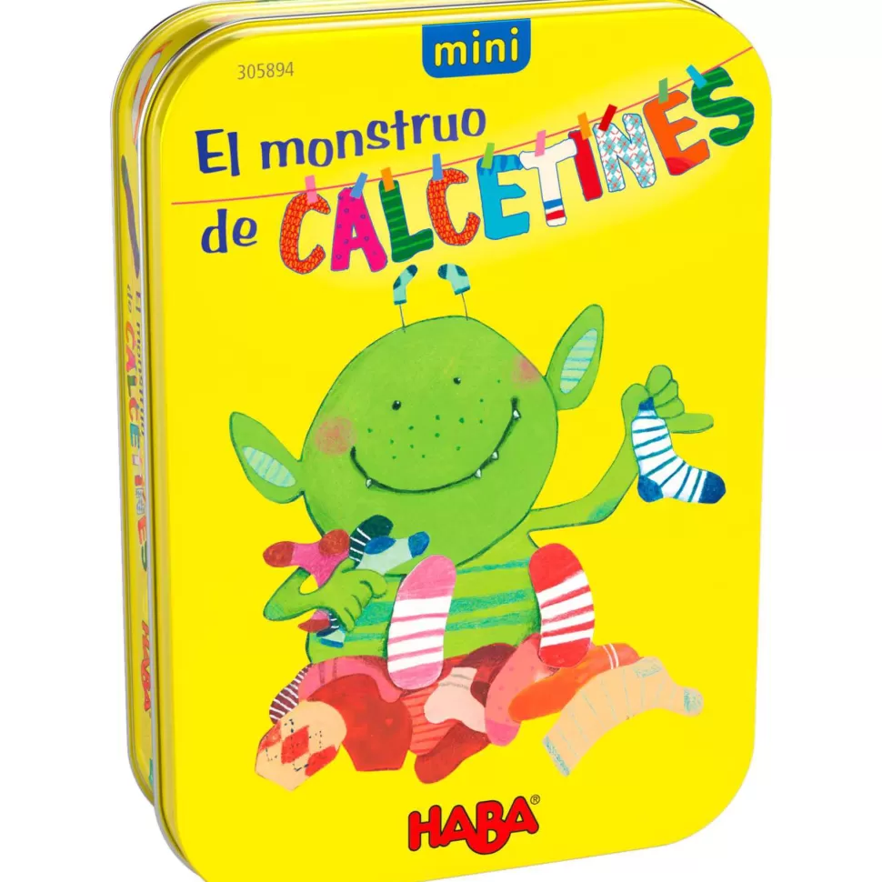 Haba Juego El Monstruo De Los Calcetines Version Mini* Juegos De Mesa