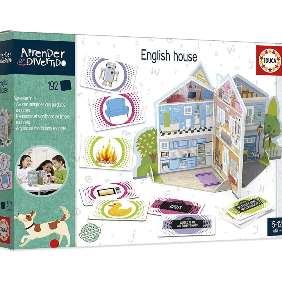 Educa Borras Juego English House | Aprender Es Divertido* Puzzles Y Educativos