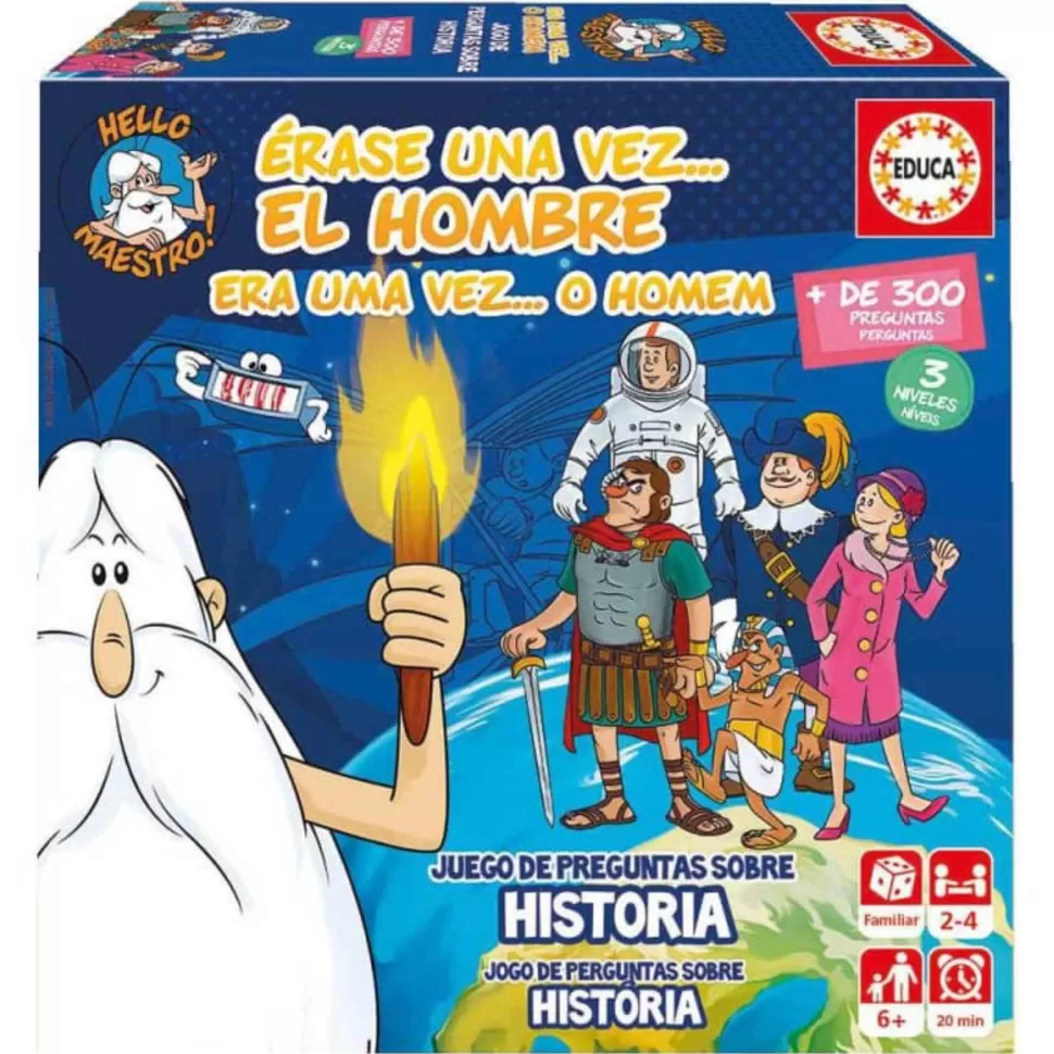 Educa Borras Puzzles Y Educativos^Juego Erase Una Vez El Hombre