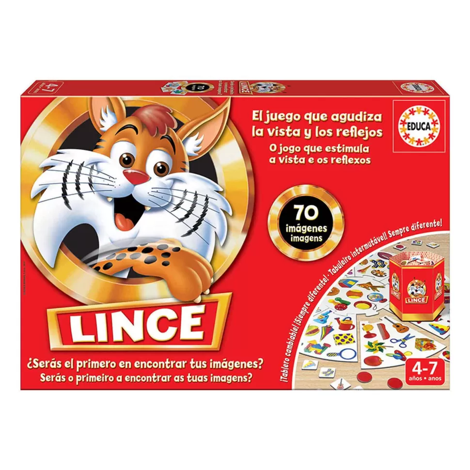 Educa Borras Juego Lince 70 Imagenes* Juegos De Mesa