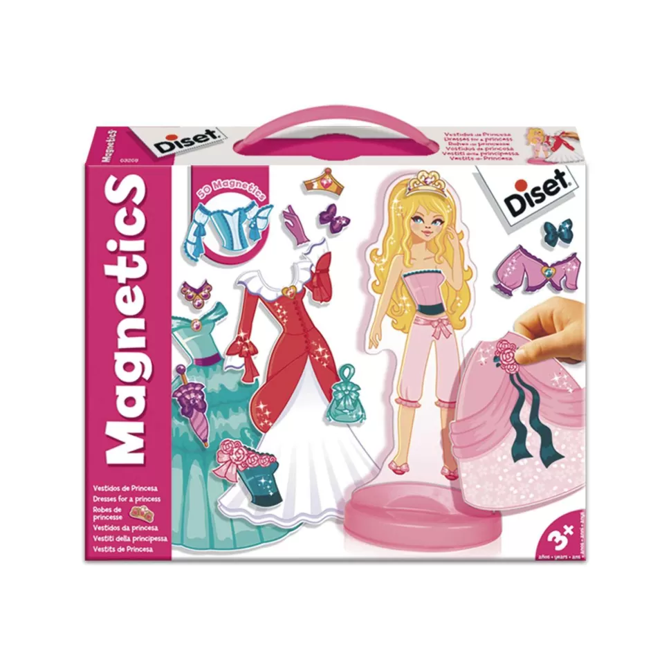 * Puzzles Y Educativos^Juego Magnetics Vestidos De Princesas