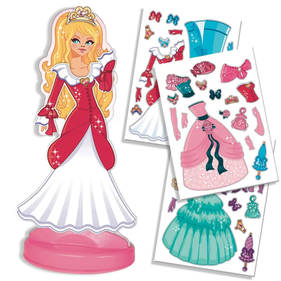 * Puzzles Y Educativos^Juego Magnetics Vestidos De Princesas