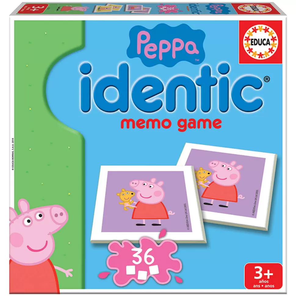 Educa Borras Puzzles Y Educativos^Juego Memoria Identic Peppa Pig