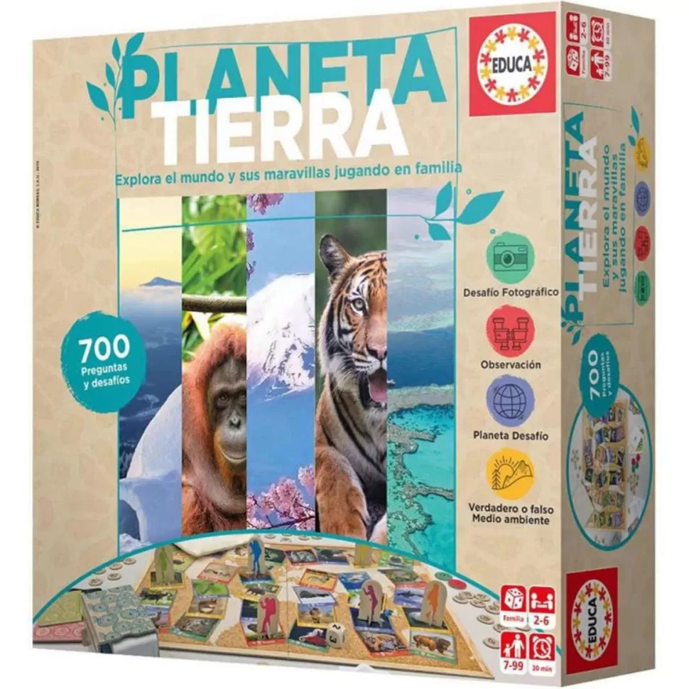 Educa Borras Juego Planeta Tierra* Puzzles Y Educativos