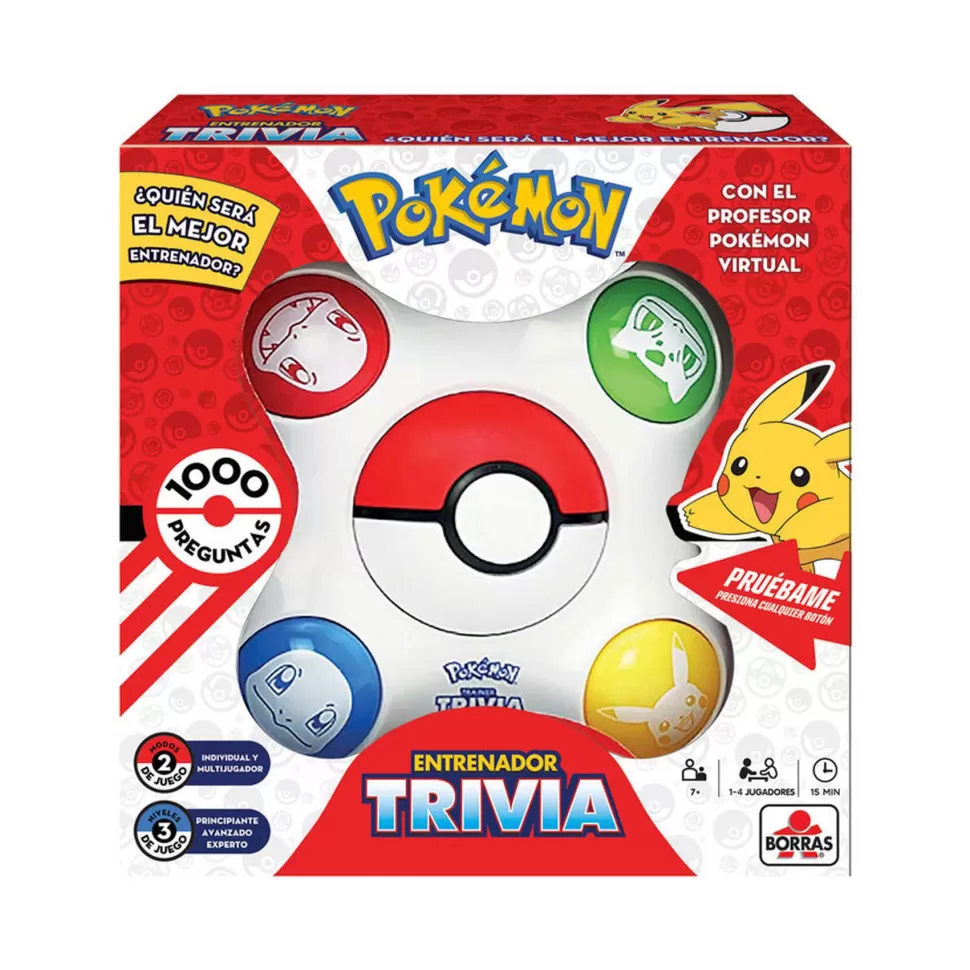 Educa Borras Juegos De Mesa^Juego Pokemon Entrenador Trivia