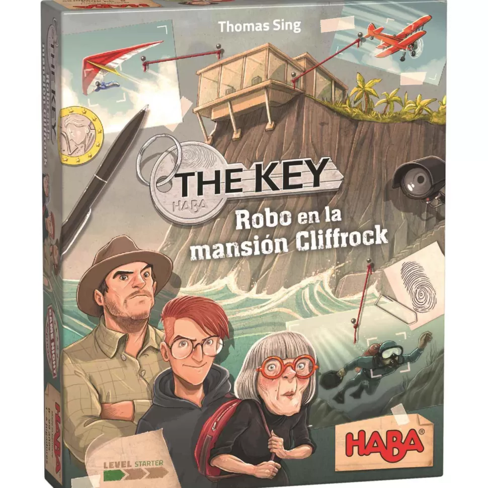 Haba Puzzles Y Educativos^Juego The Key Robo En La Mansion Cliffrock