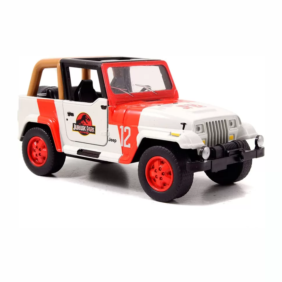 Jurassic World Vehículos Y Radio Control^Jurassic Park Jeep Wrangler Escala 1:32