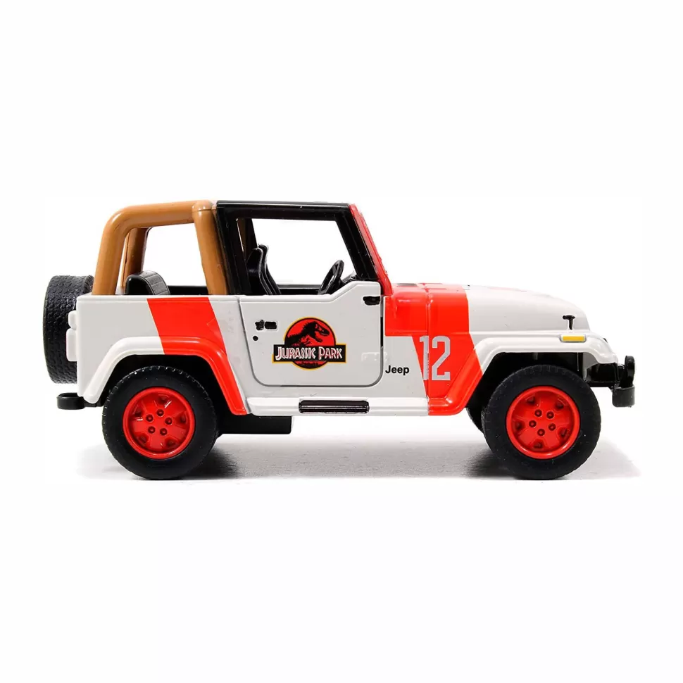 Jurassic World Vehículos Y Radio Control^Jurassic Park Jeep Wrangler Escala 1:32