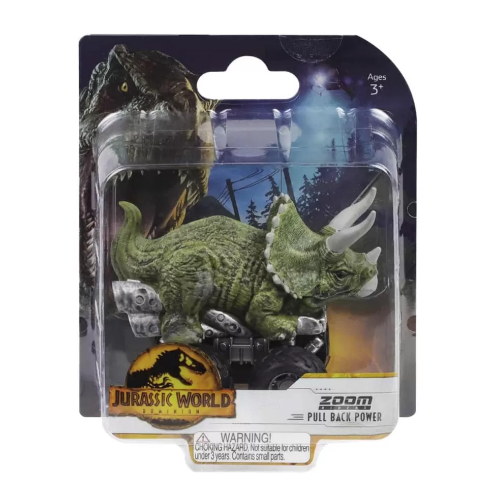 Jurassic World Coche Dinos Coleccionables Zoom Riders Dominion Diferentes Modelos* Figuras Y Minimundos