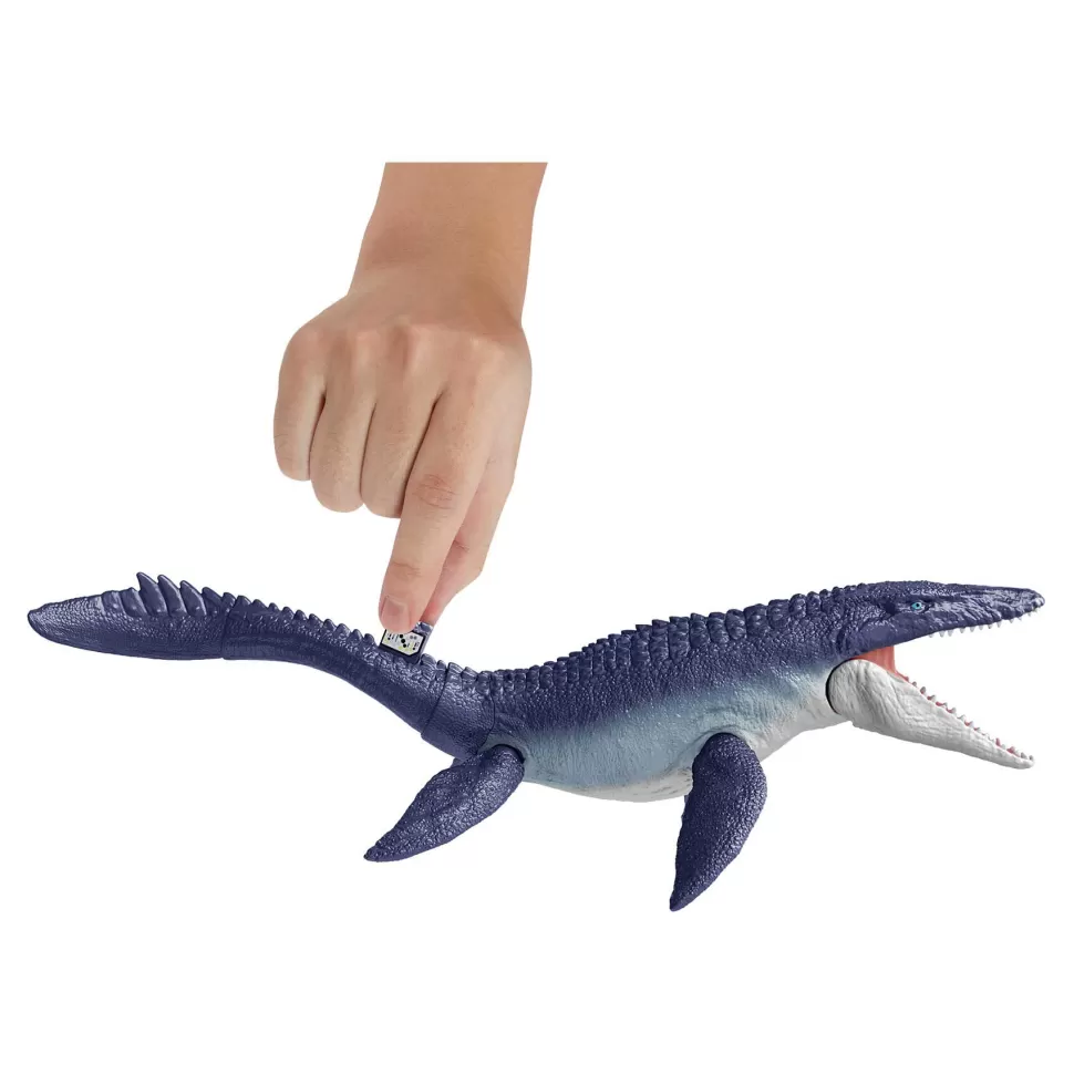 Jurassic World Figuras Y Minimundos^ Dinosaurio Mosasaurus Defensor Del Oceano 4 Anos