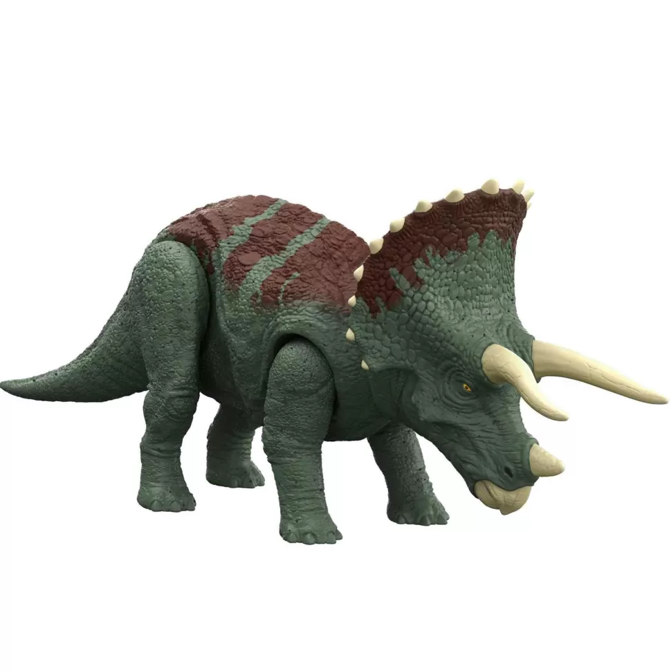 Jurassic World Dinosaurio Ruge Y Golpea Triceratops* Figuras Y Minimundos