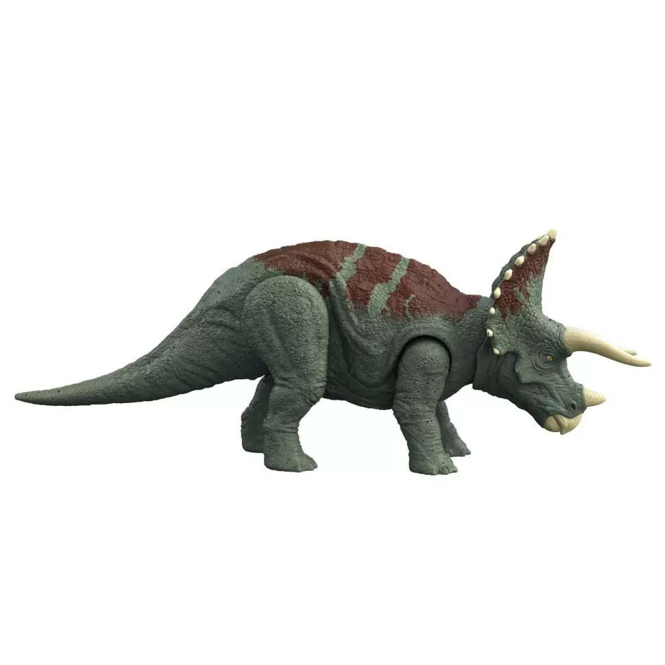 Jurassic World Dinosaurio Ruge Y Golpea Triceratops* Figuras Y Minimundos