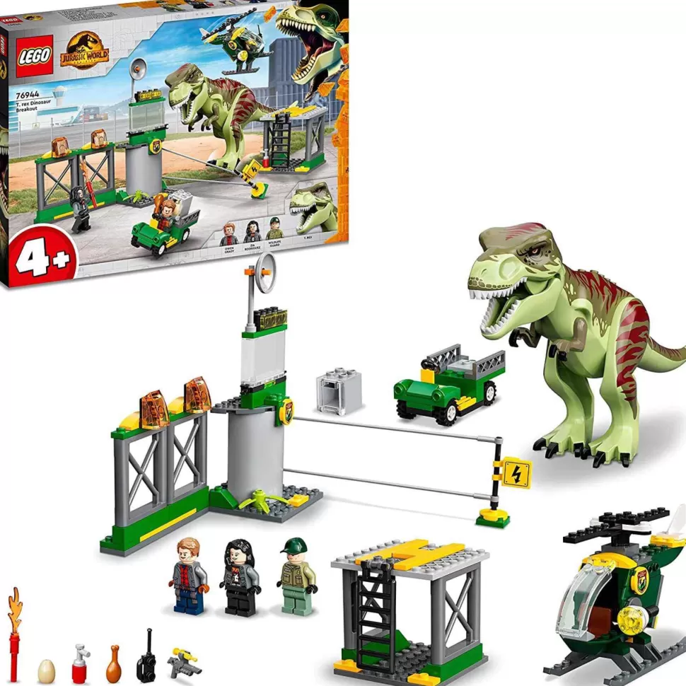 * Jurassic World Fuga Del Dinosaurio Trex 76944* Juegos De Construcción