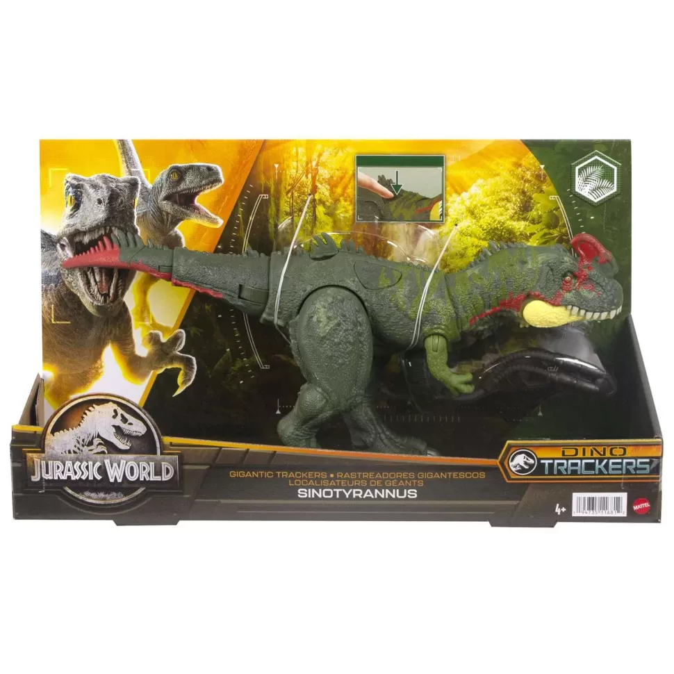 Jurassic World Gigantic Tracker Sinotyrannus Dinosaurio 4 Anos* Figuras Y Minimundos