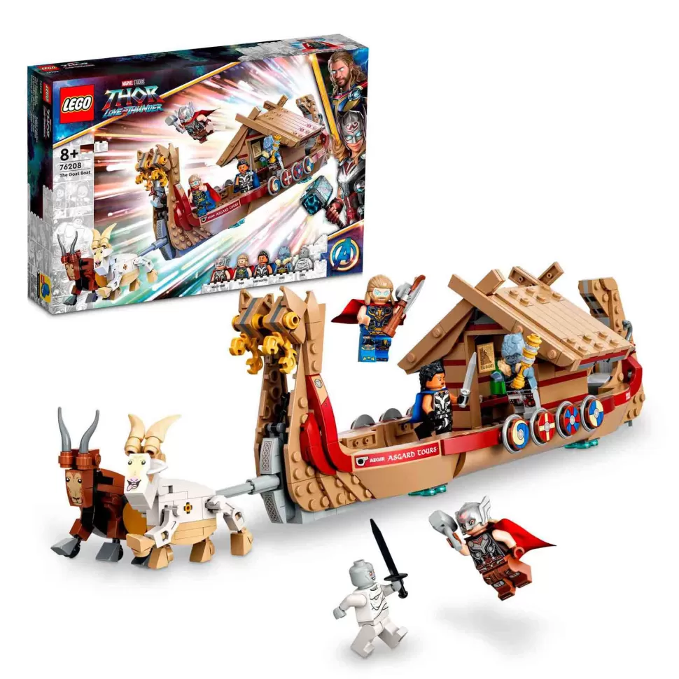 * Kit De Construcción Marvel 76208 Barco Caprino (564 Piezas)* Juegos De Construcción