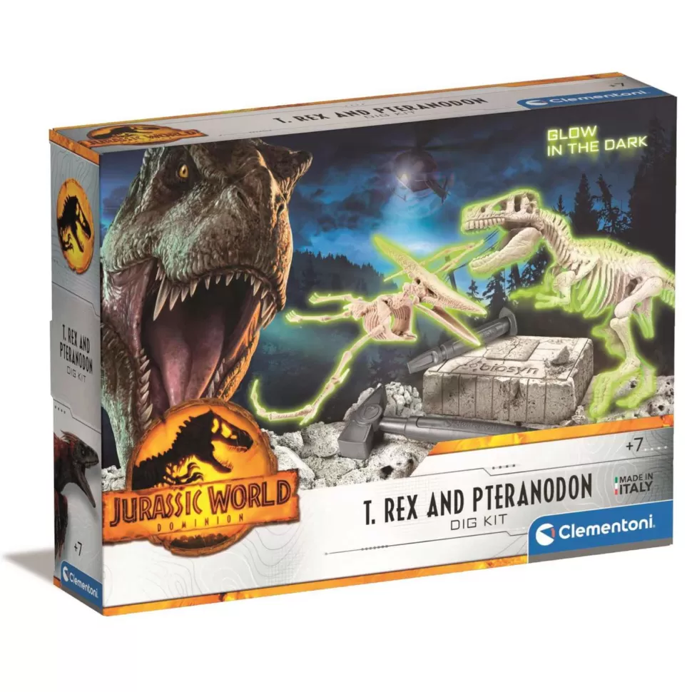 Jurassic World Manualidades^Kit De Excavacion: T-Rex Y Pteranodon