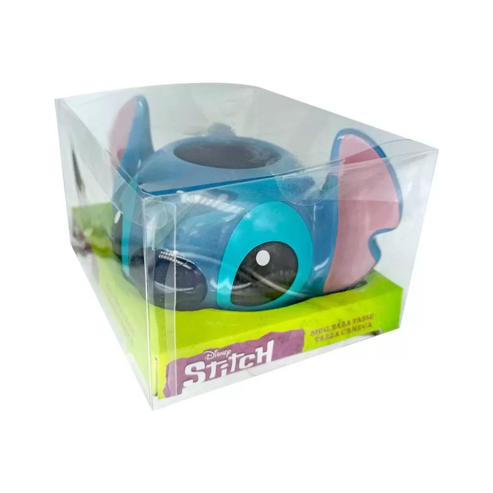 Lilo y Stitch Taza Ceramica 3D Stitch 375 Ml En Caja Regalo* Vuelta Al Cole