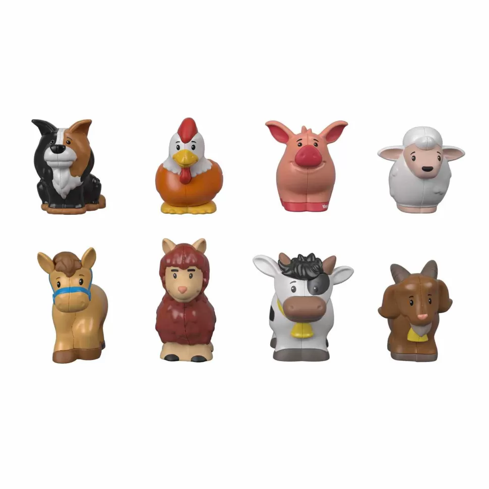 Fisher Price Little People Pack De 8 Figuras Animalitos De La Granja Juguetes Mattel Gfl21* Primera Infancia