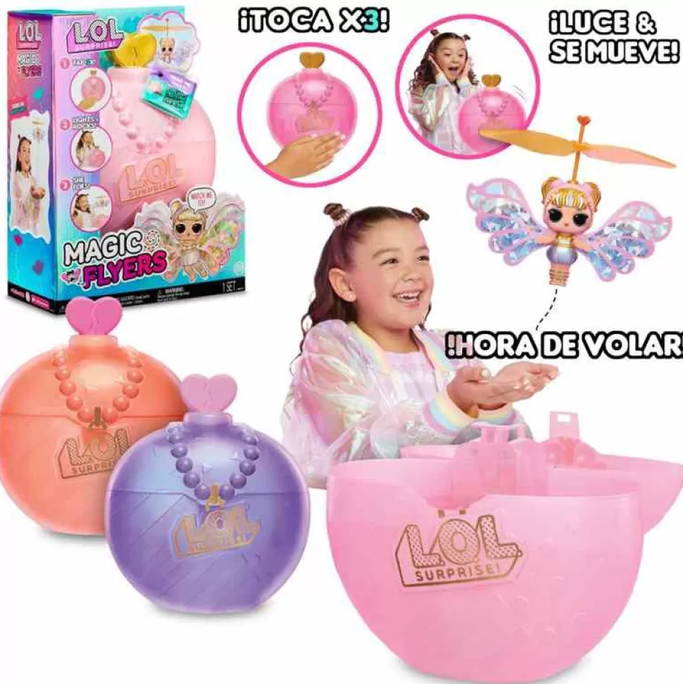 LOL Surprise Muñecas^L.O.L. Surprise Muneca Voladora Magic Wishies - Flutter Star (Alas Rosas)