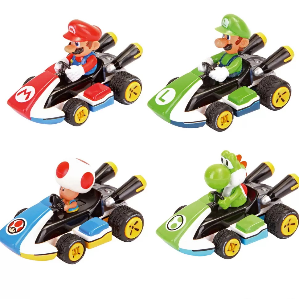 Carrera Mario Kart Nintendo Coche Retroficcion Diferentes Personajes* Vehículos Y Radio Control