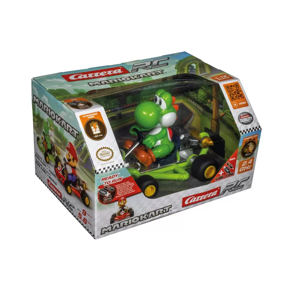 Carrera Mario Kart Pipe Kart Coche Yoshi* Vehículos Y Radio Control