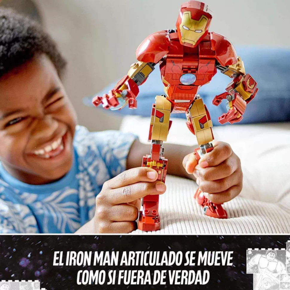 * Juegos De Construcción^ Marvel 76206 Figura De Iron Man