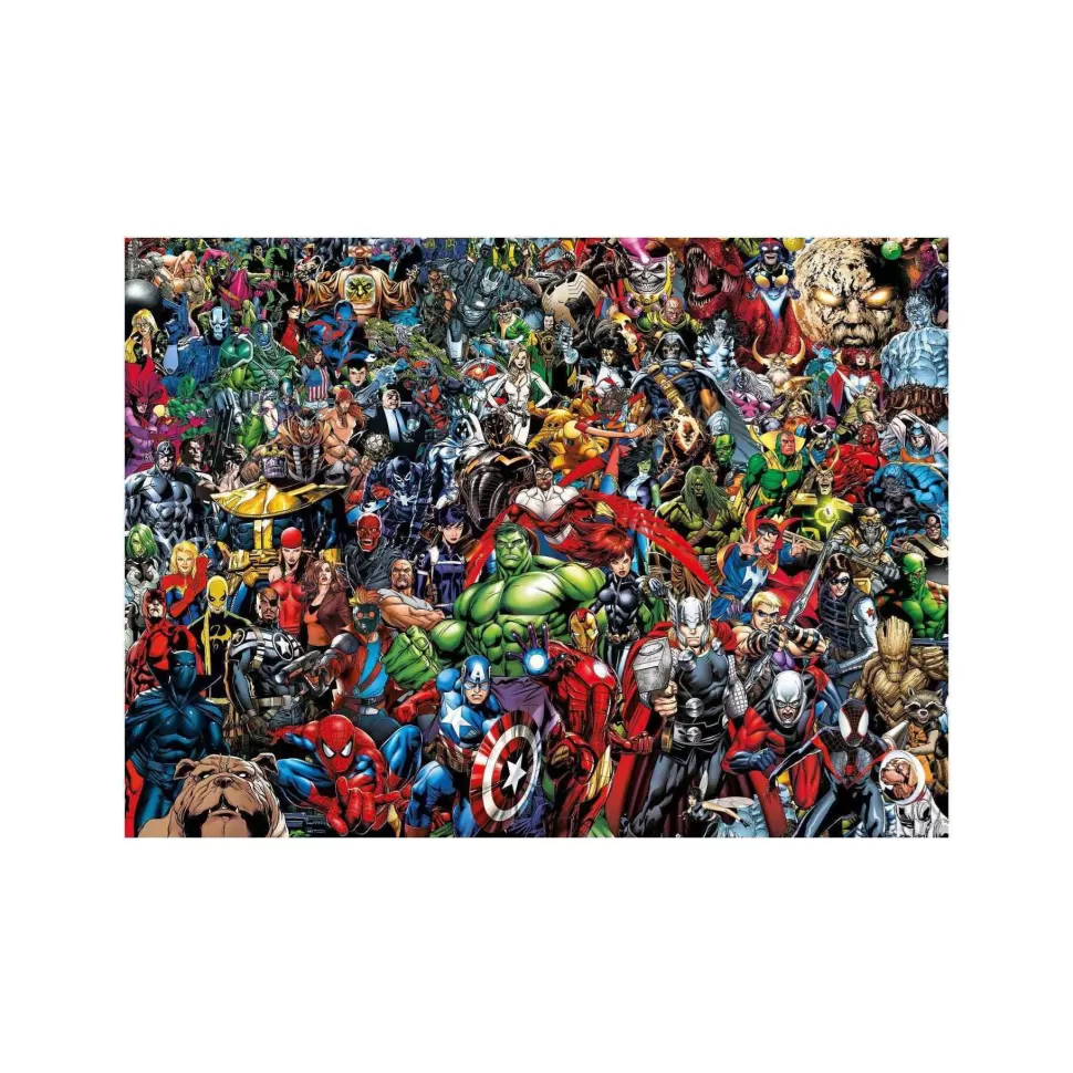 Avengers Puzzles Y Educativos^Marvel Impossible Puzzle 1000 Piezas