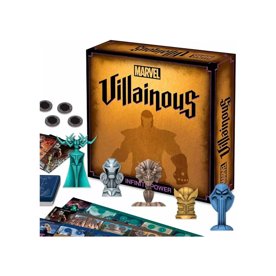 Avengers Juegos De Mesa^Marvel Villainous Juego Infinite Power Castellano