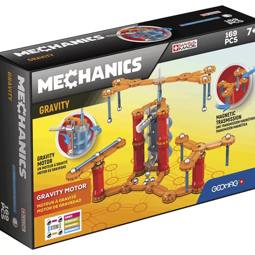 Geomag Mechanics Gravity Motor System 169 Pcs* Juegos De Construcción