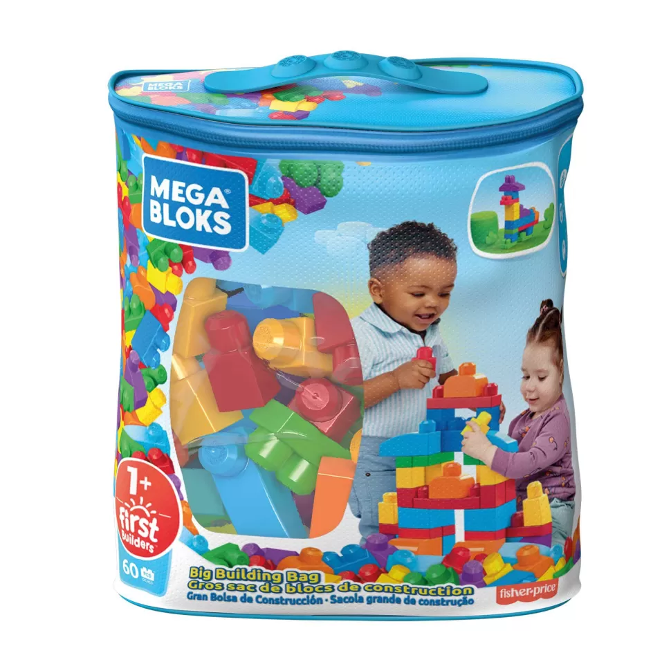 Infant Planet Juegos De Construcción^Mega Bloks Bolsa Clasica Con 60 Bloques De Construcción