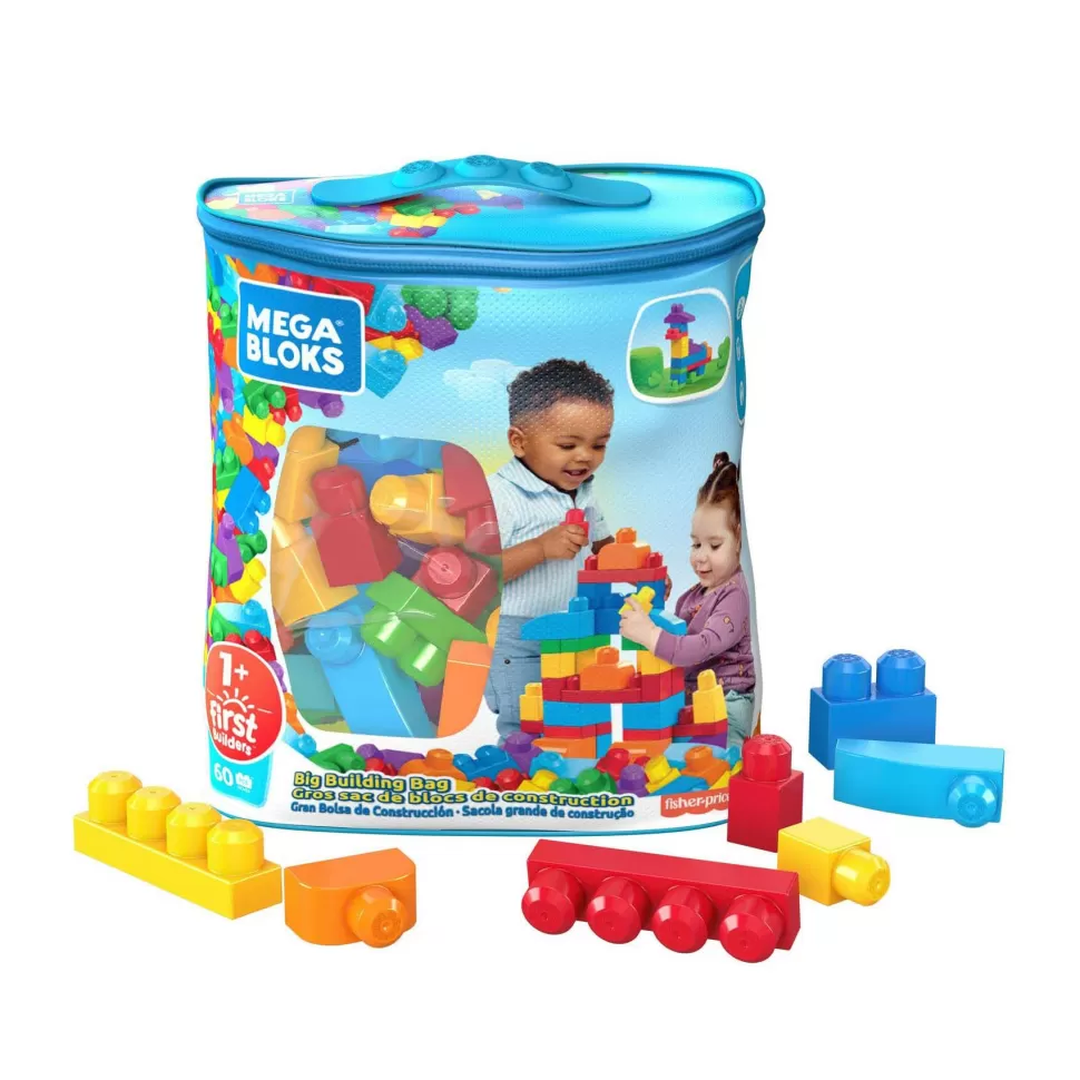 Infant Planet Juegos De Construcción^Mega Bloks Bolsa Clasica Con 60 Bloques De Construcción