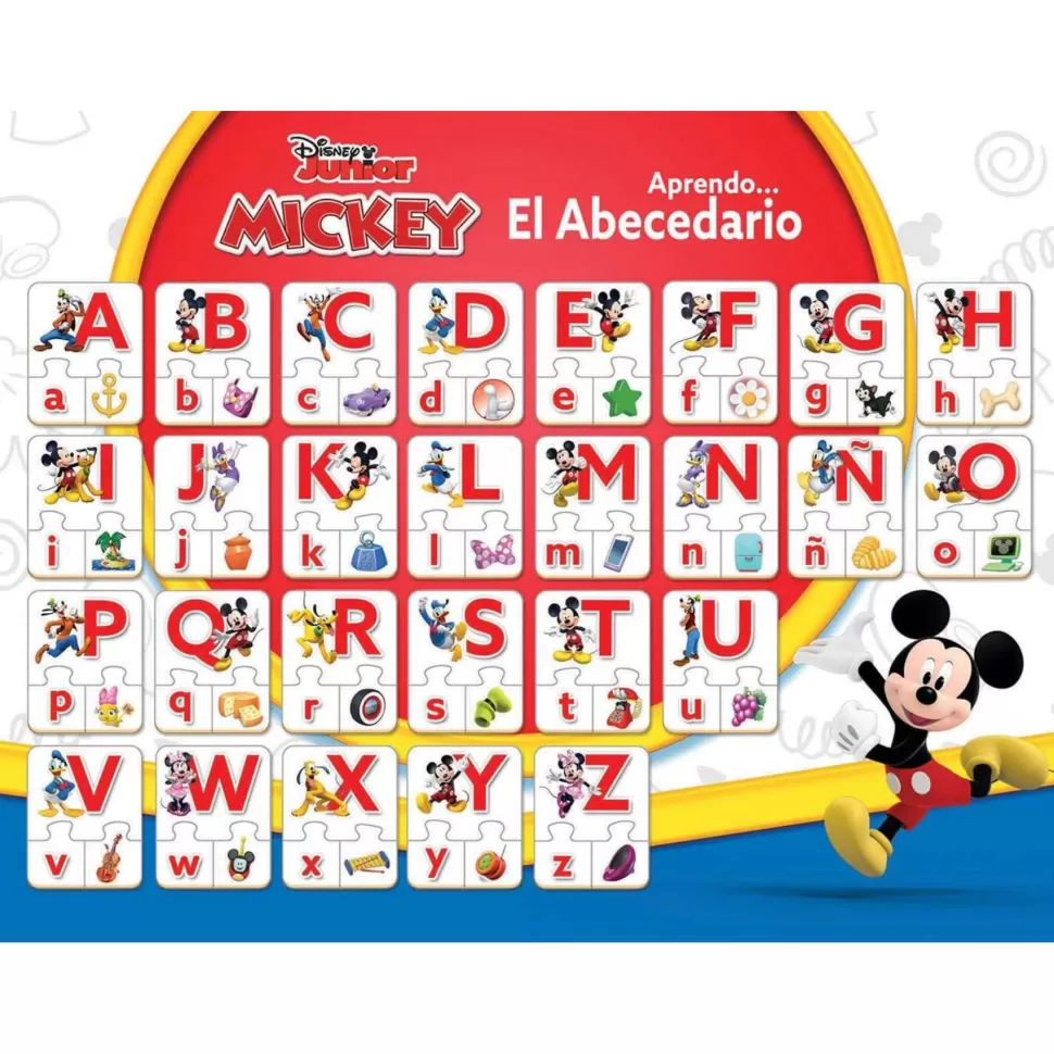 Educa Borras Mickey And Friends Aprendo El Abecedario* Puzzles Y Educativos