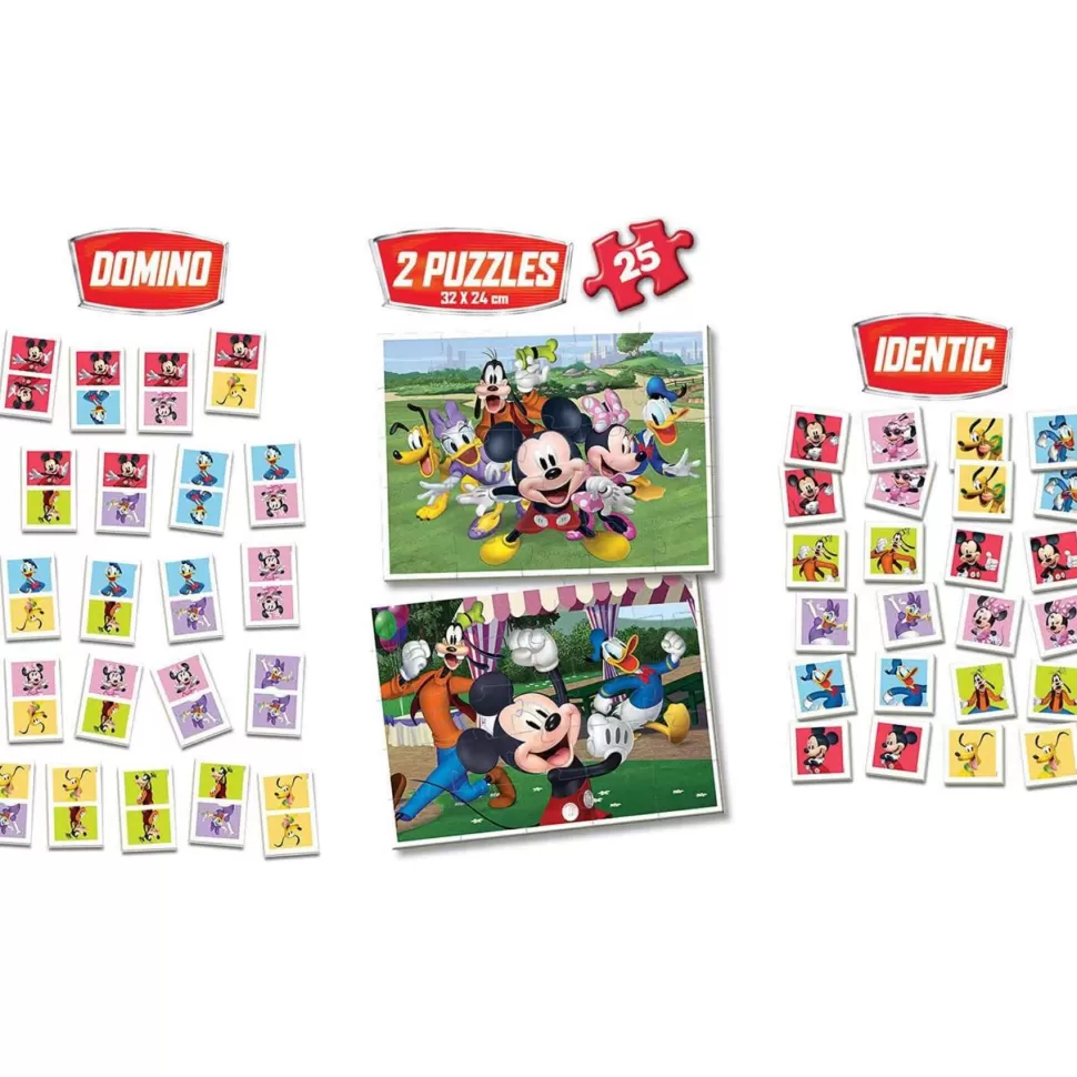 Educa Borras Puzzles Y Educativos^Mickey And Friends Superpack Con Puzzle Y Juegos Educativos