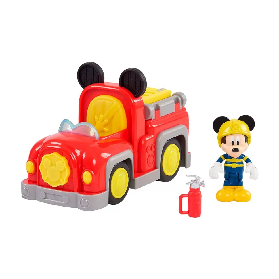 Mickey Mouse Club House Mickey Mouse Coche Bombero Y Figura Mickey* Vehículos Y Radio Control