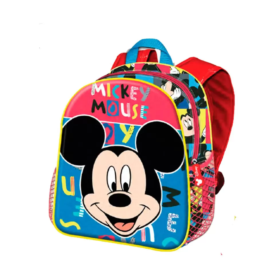 Mickey Mouse Club House Mickey Mouse Mochila Prescolar Micley 3D Joyful* Vuelta Al Cole