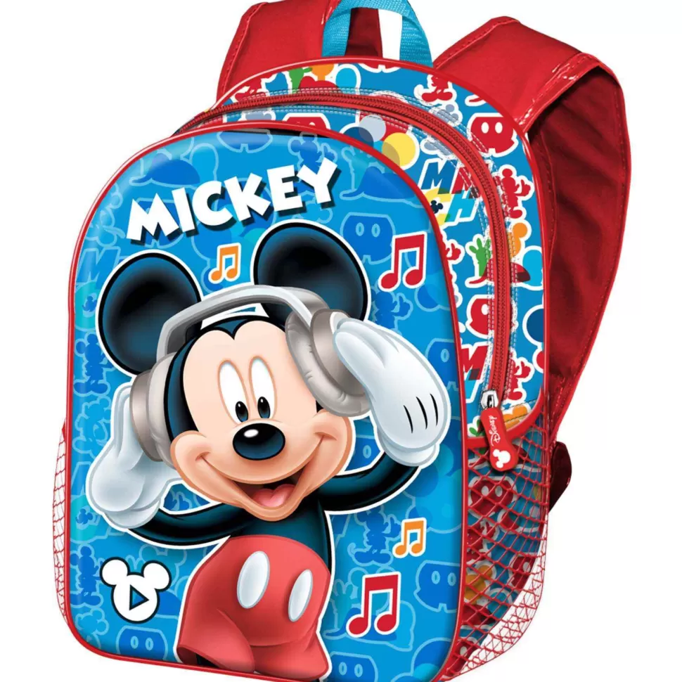 Mickey Mouse Club House Mickey Mouse Music Mochila Basic, Azul* Vuelta Al Cole