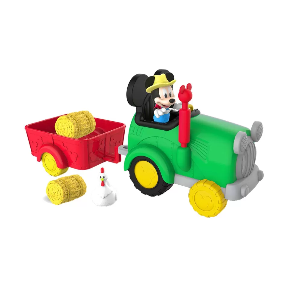 Mickey Mouse Club House Mickey Mouse Tractor Con Figuras* Primera Infancia