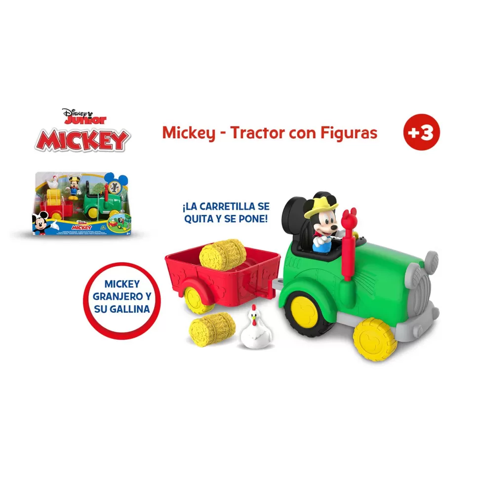 Mickey Mouse Club House Mickey Mouse Tractor Con Figuras* Primera Infancia