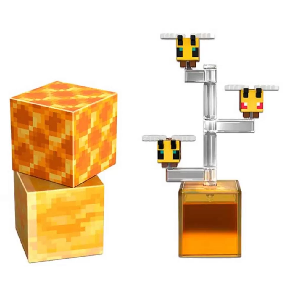 Minecraft Figuras Y Minimundos^ Figura Articulada Bees 8 Cm