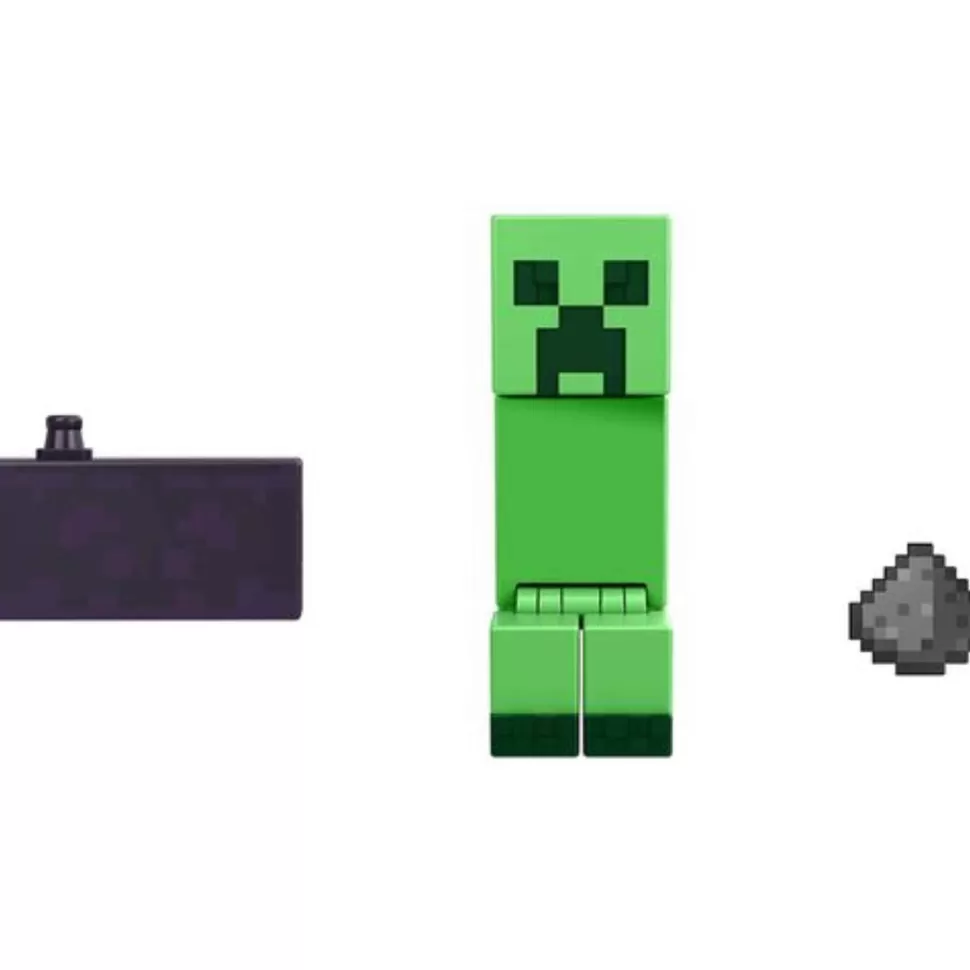 Minecraft Figura Articulada Creeper 8 Cm Con 2 Accesorios* Figuras Y Minimundos