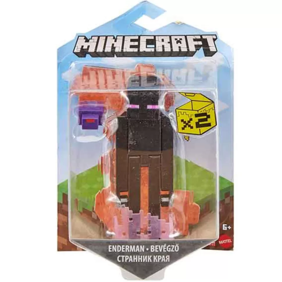 Minecraft Figuras Y Minimundos^ Figura Articulada Enderman 8 Cm