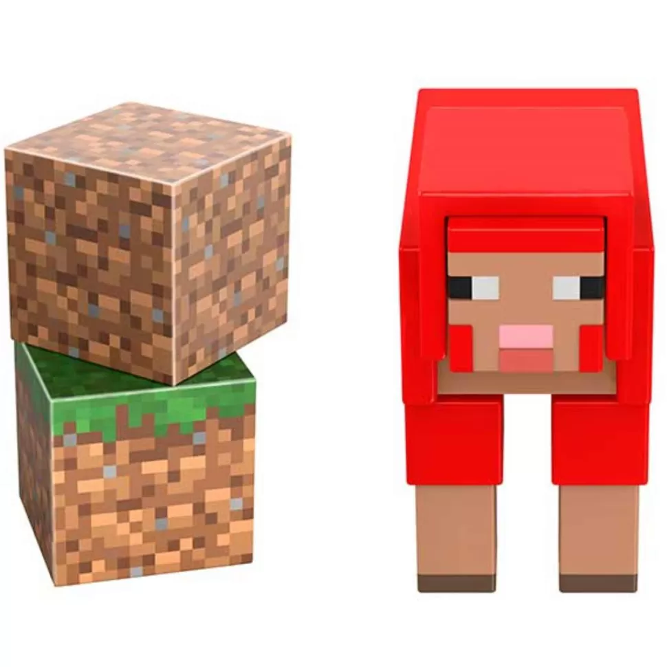 Minecraft Figuras Y Minimundos^ Figura Articulada Sheep 8 Cm